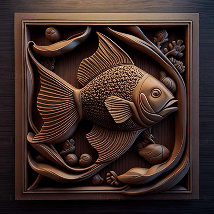 3D модель Паранцистры рыбы (STL)